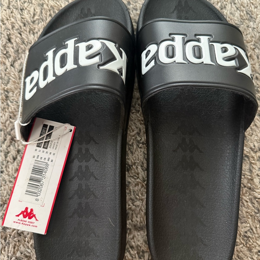 Kappa Black Casual Slides